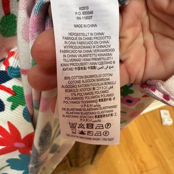 Boden Floral V-Neck Sweater - Multicolor - Picture 6 of 6